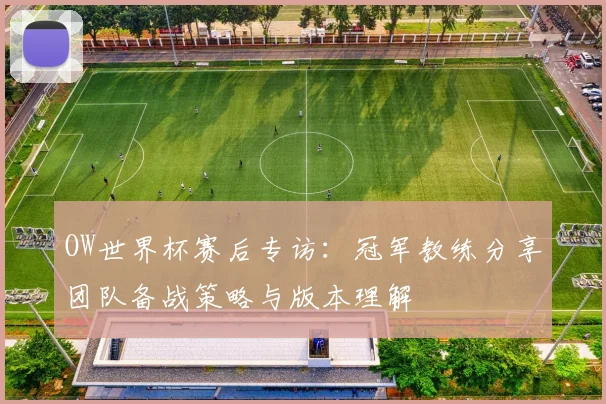 OW世界杯赛后专访：冠军教练分享团队备战策略与版本理解