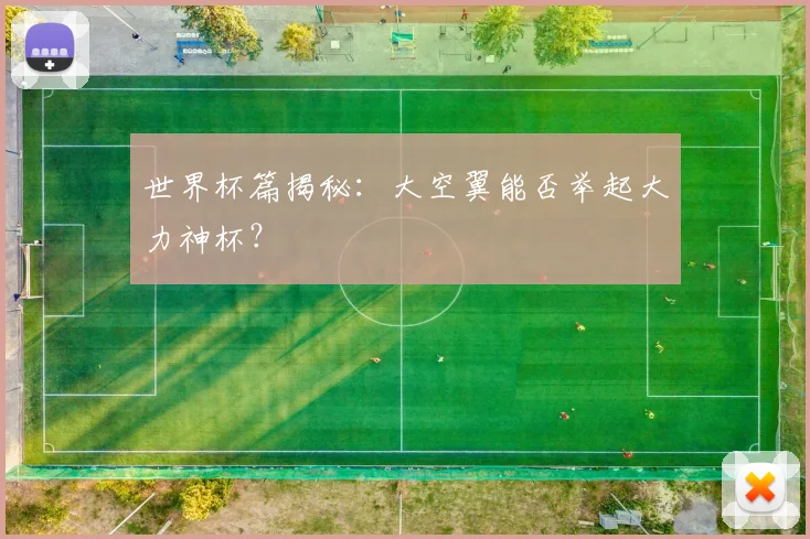 世界杯篇揭秘：大空翼能否举起大力神杯？
