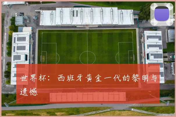 世界杯：西班牙黄金一代的黎明与遗憾